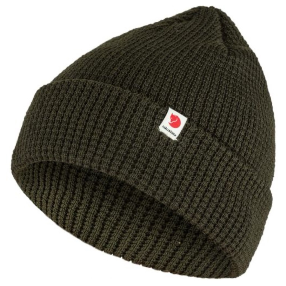 Fjallraven Olive Green Knit Beanie